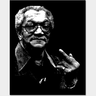 Redd Foxx Middle Finger Vintage HD Classic Style Posters and Art